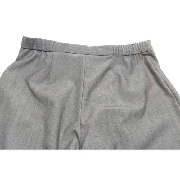 Ruby Road Size 6 Flat Front Slacks Gray Career Ankle Pants Business All Seasons - Picture 5 of 8